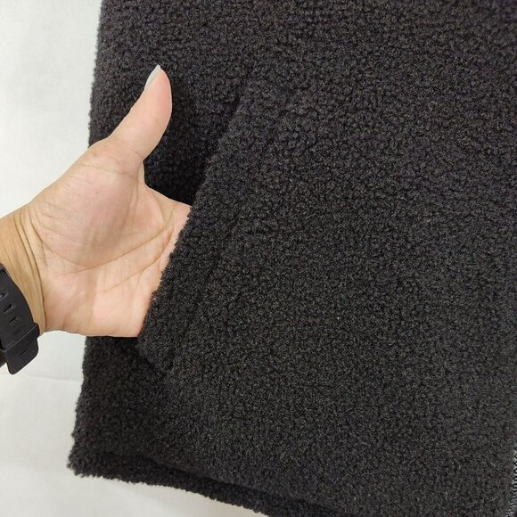 Sanctuary Reversible Down Vest Jacket Women Size L Black Pink Sleeveless FLAWS - Picture 9 of 12